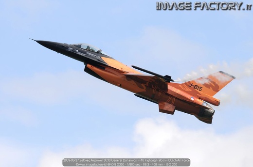 2009-06-27 Zeltweg Airpower 0630 General Dynamics F-16 Fighting Falcon - Dutch Air Force